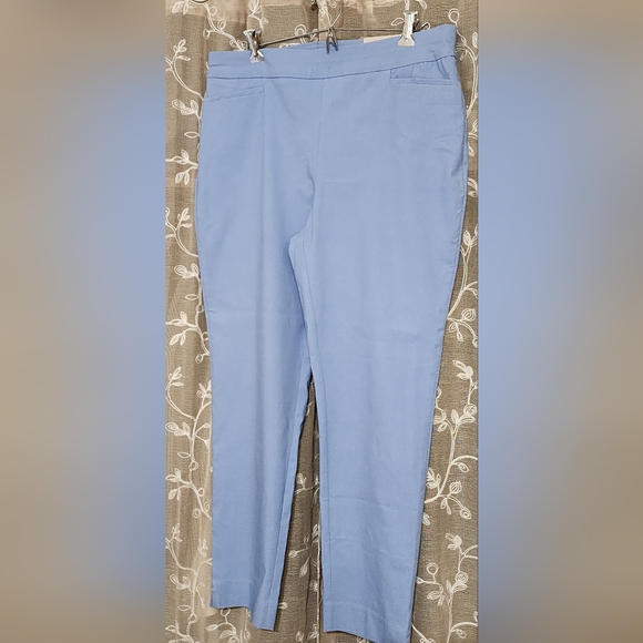 Chicos Light Blue Ankle Pants - Picture 1 of 3